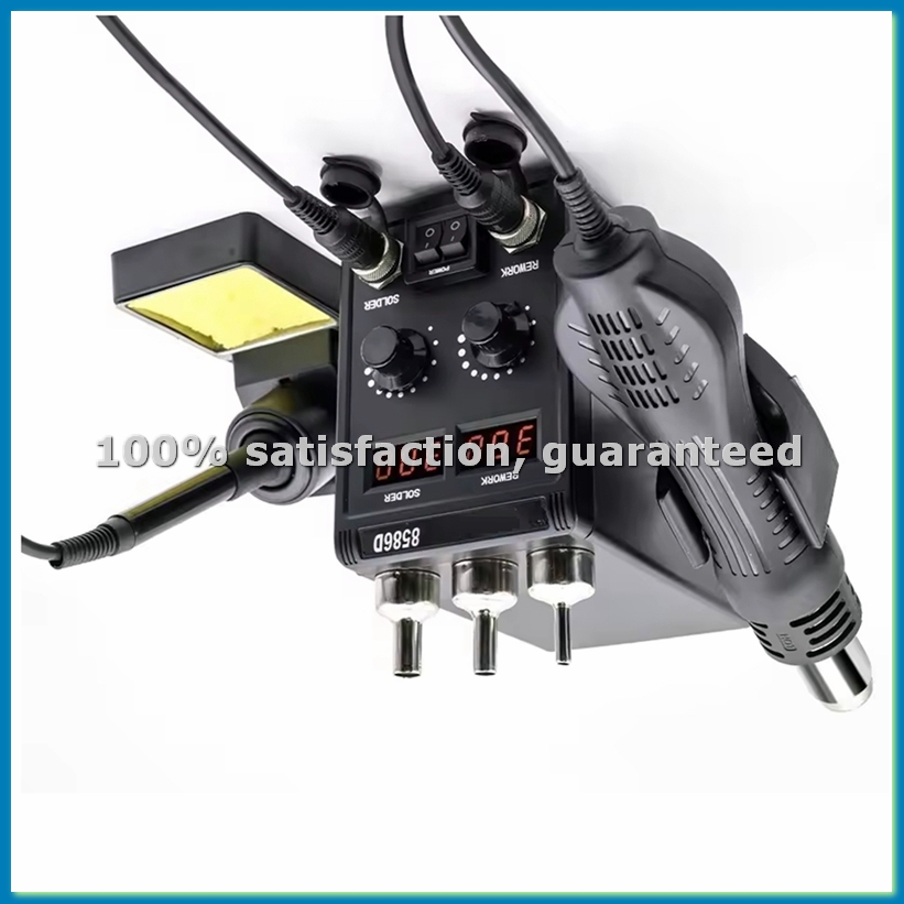 Estación de Soldadura 8586D 2  - Smd Rework Station Hot Air Soldering 2 In 1 reseña y precio