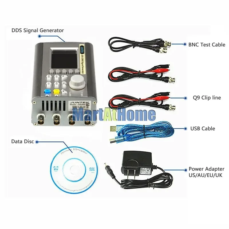 Generador de señales DDS digit - Dual Channel Arbitrary Waveform Function Generator 60Mhz reseña y precio