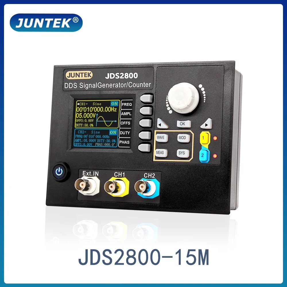 JDS2800-15M 60MHz DDS función  - Dual Channel Arbitrary Waveform Function Generator 60Mhz reseña y precio