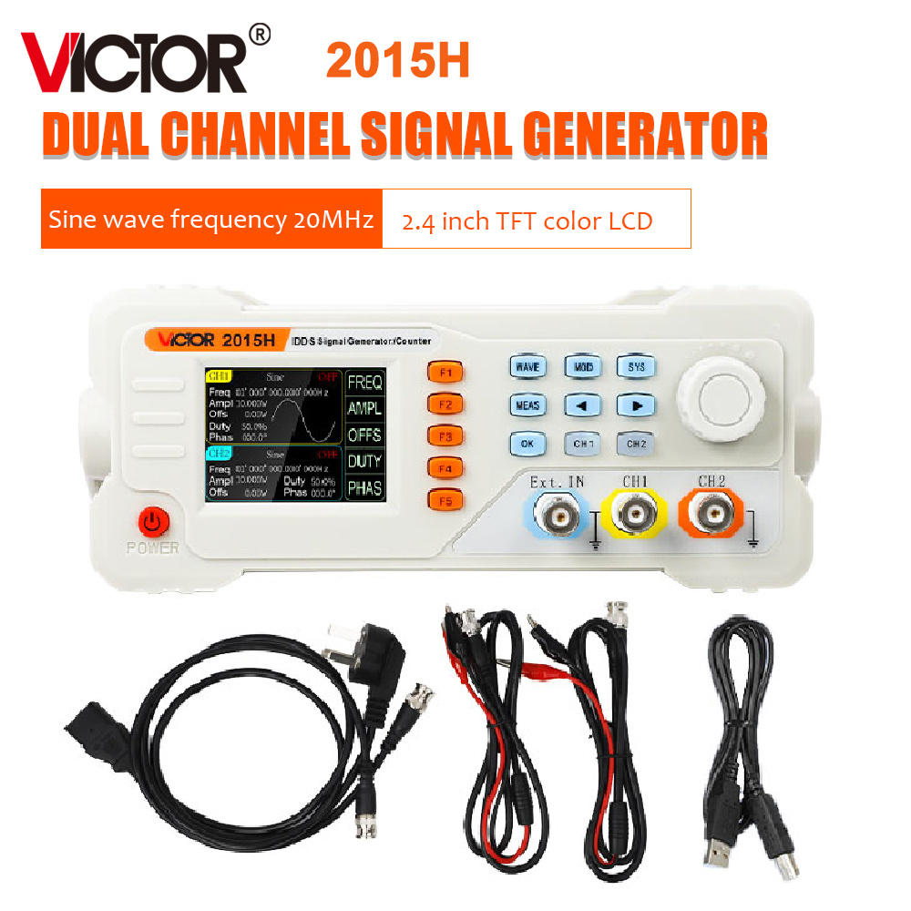 RuoShui 2015H 2040H 2060H Gene - Dual Channel Arbitrary Waveform Function Generator 60Mhz reseña y precio
